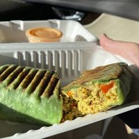 Great wrap  at Drunken Monkey Coffee Bar in Orlando
