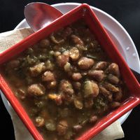 Roman Bean and kale  at Drunken Monkey Coffee Bar in Orlando