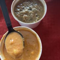 Vegan soups!😋  at Drunken Monkey Coffee Bar in Orlando
