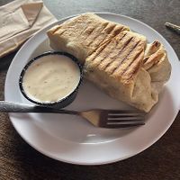 bbq tempeh wrap at Drunken Monkey Coffee Bar in Orlando