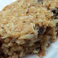 Vegan banana peanut butter chocolate cookie at Drunken Monkey Coffee Bar in Orlando