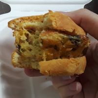 Just Egg and cheeze biscuit.. literally to die for at Drunken Monkey Coffee Bar in Orlando