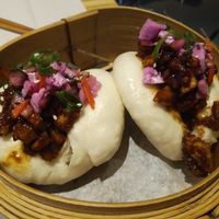 Vegan tofu & tempeh bao buns at Don's Noodle Shop in Tilburg