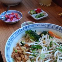 The "In Love With The Coco" noodle soup at Don's Noodle Shop in Tilburg