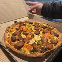 Veggie wrath at Hell Pizza in Christchurch