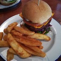 Cheese burger at Good Thanks in Darwin
