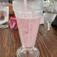 Strawberry milkshake at Colony Diner in Wallingford