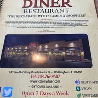 Symbols to look out for   at Colony Diner in Wallingford