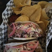 Not only did they actually have tofu with an option, but these tacos are absolutely scrumptious    at Nocturnal Brewing in Hayesville