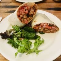 Vegan burrito at Anonymous in Blackheath