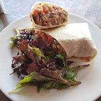 Vegan breakfast burrito at Anonymous in Blackheath