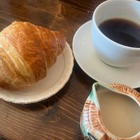 Delicious vegan croissant to enjoy with freshly brewed coffee paired with oat milk  at GOOD Place in Wellington
