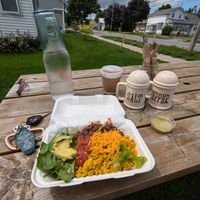 Brekkie bowl - really great at GOOD Place in Wellington