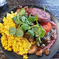 Vegan Feast with Vegan Scramble added at Earthbound Bolton in Eltham