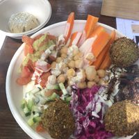 Over The Rainbow bowl & tahini cookie at Simply Hummus Bar in Darlinghurst