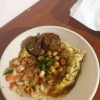 Hommus bowl at Simply Hummus Bar in Darlinghurst