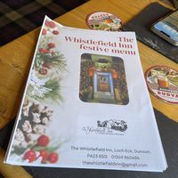 The festive menu includes lots of vegan options   at Whistlefield Inn in Dunoon