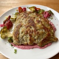 Stuffed potato pancake   at The Sly Fox in Edinburgh