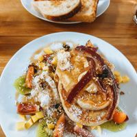 Pancakes & breaky   at The Sly Fox in Edinburgh