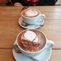 Hot chocolate and coffee at The Sly Fox in Edinburgh