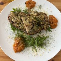 Mushroom Bruschetta off the Spring Specials menu at The Sly Fox in Edinburgh