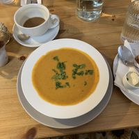 Soup of the day (gluten-free)  at The Sly Fox in Edinburgh