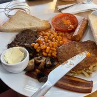 Full breakfast   at The Sly Fox in Edinburgh