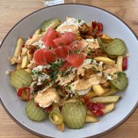 Dirty Fries- amazing, diverse but complementing flavours. 😋😋😋  at The Sly Fox in Edinburgh