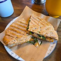 Tempeh apple panini at KIRAS - Pylimo in Vilnius