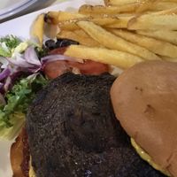 Vegan hamburgues at Sedona in Rota