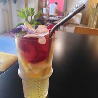 Ice tea at Byczyn in Poznan