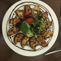 Yummy fried aubergines at Spiral in Nerja