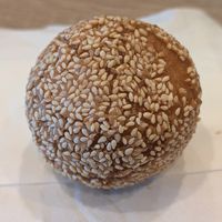 Best sesame ball ever at Bahn Mi Coda in Albuquerque