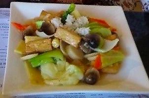 Stir fried tofu and vegetables at Pho Country in Carson City