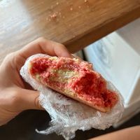 Soft strawberry shortcake cookie at 3 Dot Dash in Tampa