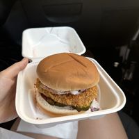 Tampaville Hot Chikn Sandwich  at 3 Dot Dash in Tampa
