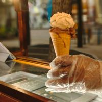 Vegan Ice Cream and vegan cone  at The Doctor's House in Matara