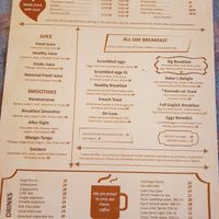 Menu P1 at Bajo Bakery in 