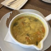 Vegan One Pot dish with lentils  at Café Tinki in Neuss