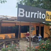Alongside the main road.. Stop when you see the sign. Best burritos in town.  at Burrito Hub in Uvita