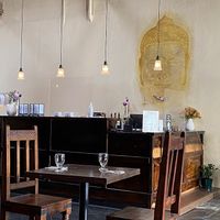 Interior at Malabar Restaurant in Santa Cruz