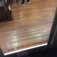 Organic and vegan products at ONDA in Barcelona