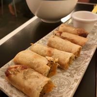 Vietnamite vegan spring rolls at VIET KITCHEN in Barcelona