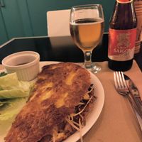 Fried tofu pancake at VIET KITCHEN in Barcelona