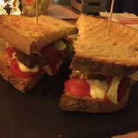 Vegan burger at Jolly Roger in Lecce