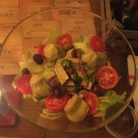Salad with smoked tofu at Jolly Roger in Lecce