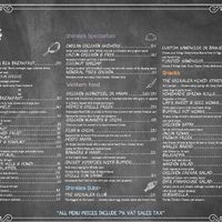 Normal menu 1 at HydeOut Bar & Kitchen in Koh Phangan