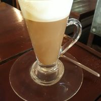 Latte with almond milk at HydeOut Bar & Kitchen in Koh Phangan