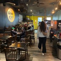 Interior at Steel City Coffeehouse and Brewery in Phoenixville