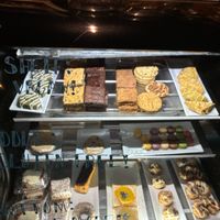 Vegan Baked Goods (Top shelf) at Steel City Coffeehouse and Brewery in Phoenixville